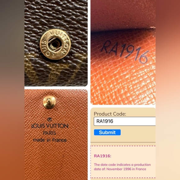 RA1916 | Louis Vuitton Tressor Wallet - Picture 3 of 15